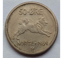 Норвегия 50 эре 1958-1973