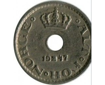 Норвегия 10 эре 1947