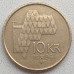 Норвегия 10 крон 1995-2012