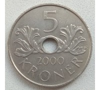 Норвегия 5 крон 1998-2017