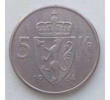 Норвегия 5 крон 1963-1973
