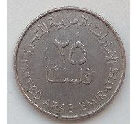 Объединенные Арабские Эмираты 25 филсов 1973-2011