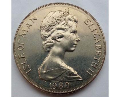 Остров Мэн 1 крона 1980. XXII летние Олимпийские Игры, Москва 1980