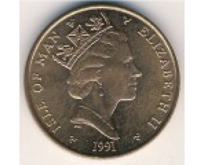 Остров Мэн 1 пенни 1988-1995