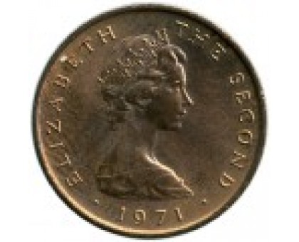 Остров Мэн 1/2 нового пенни 1971-1975