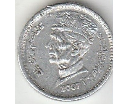 Пакистан 1 рупия 2007-2019