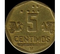 Перу 5 сентимо 1991-2000