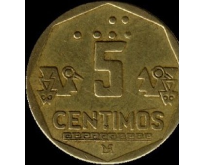 Перу 5 сентимо 1991-2000