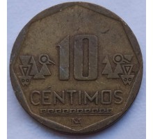 Перу 10 сентимо 2001-2022