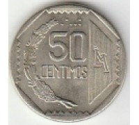 Перу 50 сентимо 1991-2000