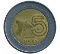 Перу 5 новых солей 1994 - 2009