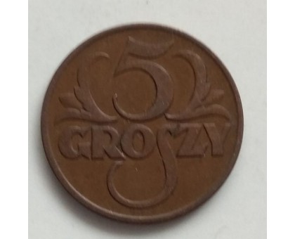 Польша 5 грошей 1938