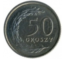 Польша 50 грошей 1990-2016