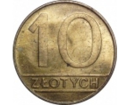 Польша 10 злотых 1989-1990