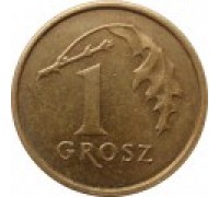 Польша 1 грош 1990-2014