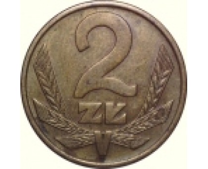 Польша 2 злотых 1975 - 1985