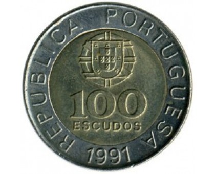 Португалия 100 эскудо 1989-2001