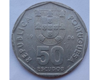 Португалия 50 эскудо 1986-2001