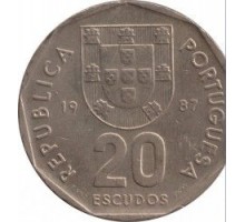 Португалия 20 эскудо 1986-2001