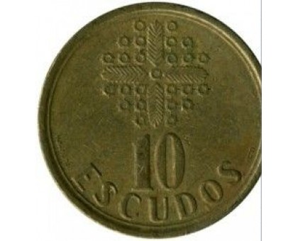 Португалия 10 эскудо 1986-2001