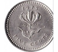 Родезия 5 центов 1975-1977