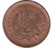 Родезия 1/2 цента 1970-1977