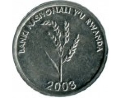 Руанда 1 франк 2003