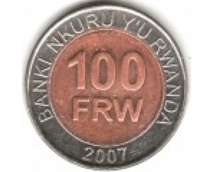 Руанда 100 франков 2007