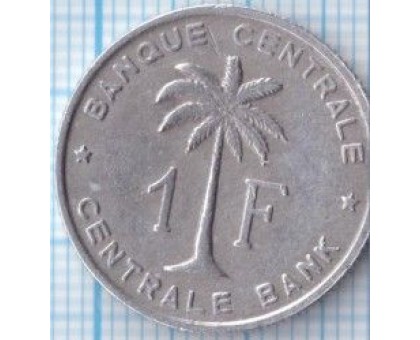 Руанда-Урунди 1 франк 1958