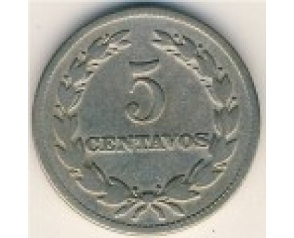 Сальвадор 5 сентаво 1939-1974