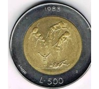 Сан-Марино 500 лир 1983. Ядерная угроза