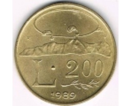 Сан-Марино 200 лир 1989. Шестнадцать веков истории