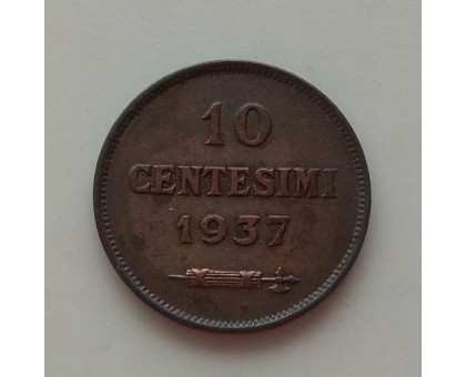 Сан-Марино 10 чентезимо 1937