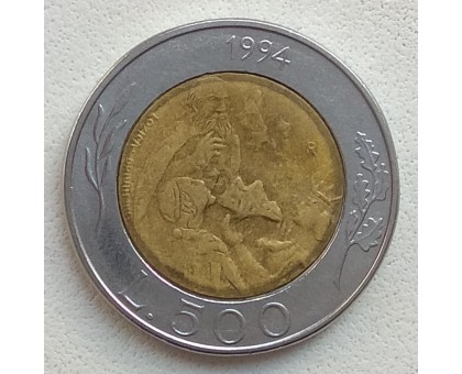 Сан-Марино 500 лир 1994