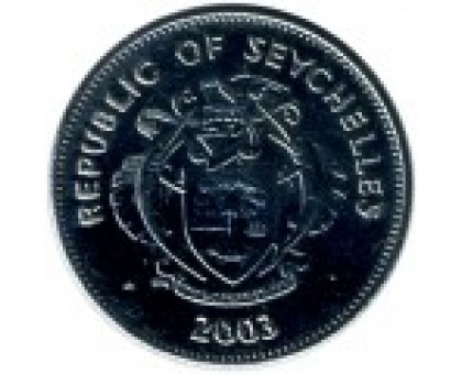 Сейшелы 25 центов 1993-2012