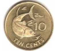 Сейшелы 10 центов 2007-2012