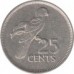 Сейшелы 25 центов 1982-1992