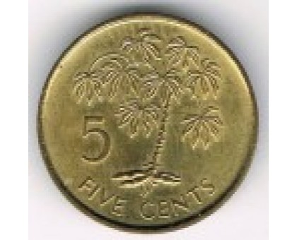 Сейшелы 5 центов 1982-2003