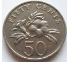 Сингапур 50 центов 1989-1991