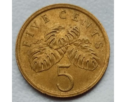 Сингапур 5 центов 1985-1991