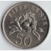 Сингапур 50 центов 1985-1988