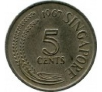 Сингапур 5 центов 1967-1985