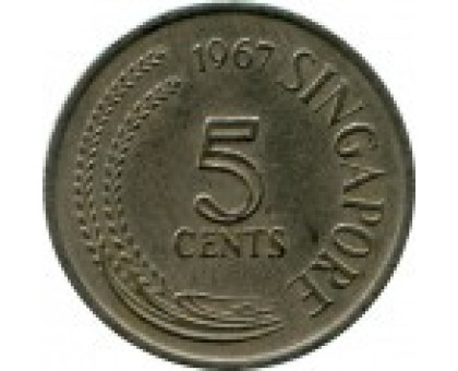 Сингапур 5 центов 1967-1985