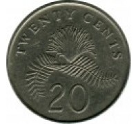 Сингапур 20 центов 1985-1991