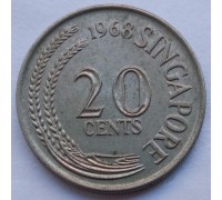 Сингапур 20 центов 1967-1984