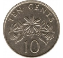 Сингапур 10 центов 1985-1991
