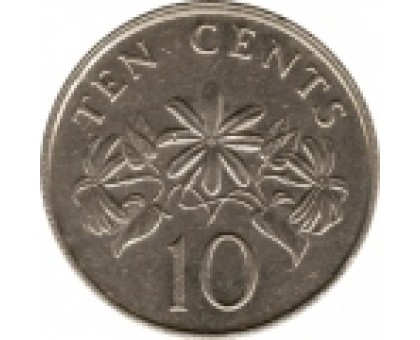 Сингапур 10 центов 1985-1991