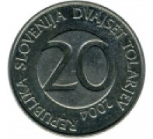 Словения 20 толаров 2003-2006