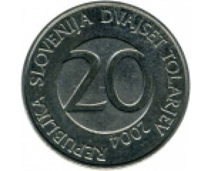 Словения 20 толаров 2003-2006