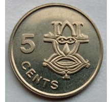 Соломоновы Острова 5 центов 1993-2005